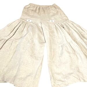 Moonlight" pants. These pants appear to be a light, natural unique  design.